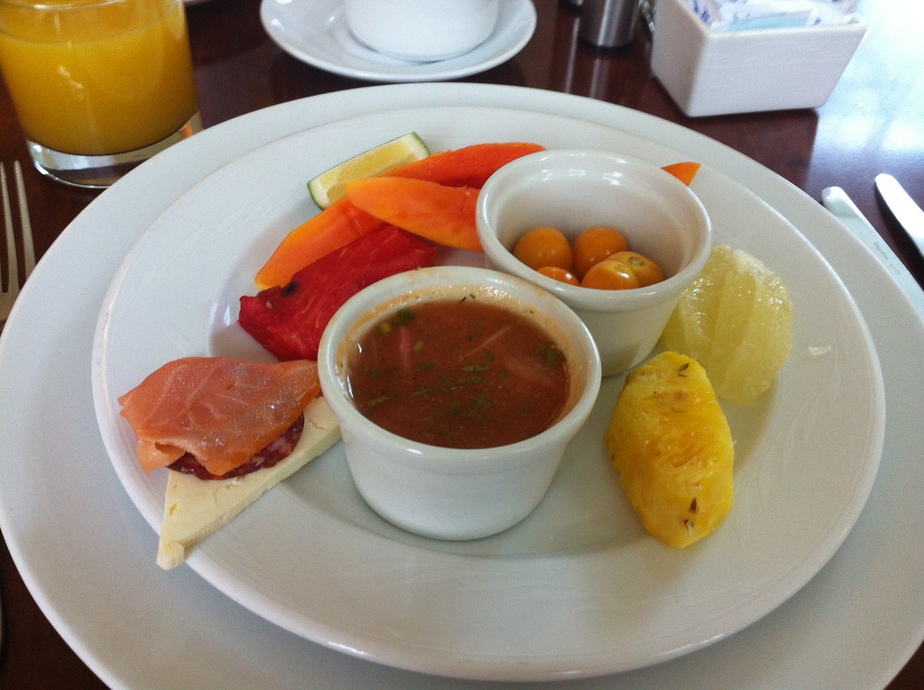 Quito, the Equatorial Line, dinner at Carmine - June 16, 2012