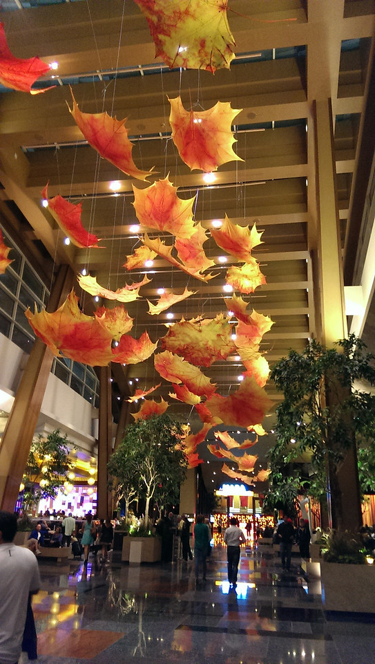 Autumn in Vegas (again) - Aria Hotel and Casino, Bellagio and the Chanel store, dinner at Mastros Ocean Club and lots of football - November 15-17, 2013