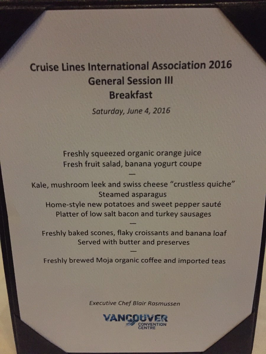 Cruise360 in Vancouver: Nieuw Amsterdam ship inspection, heading back to YVR airport - June 4, 2016