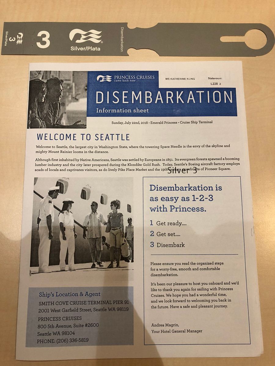 Family cruise to Alaska on Emerald Princess: Sea day, Victoria, disembarkation - July 20-22, 2018