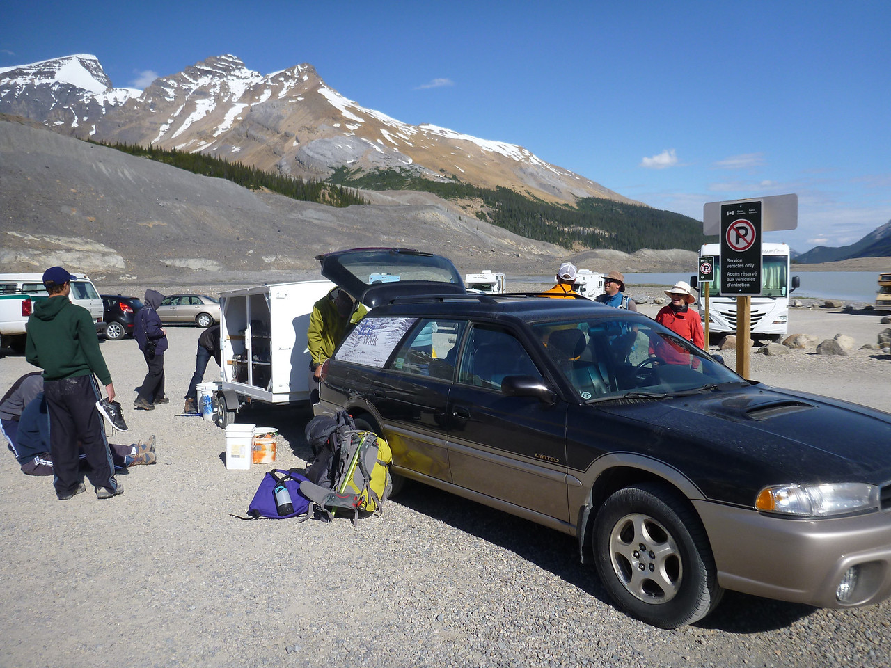 Athabasca Glacier Ice Walk, Fairmont Lake Louise Gold, dinner at Fairview Dining Room - July 4, 2013