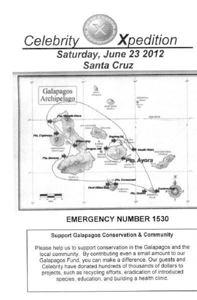 Day 7 on Xpedition: Santa Cruz - June 23, 2012