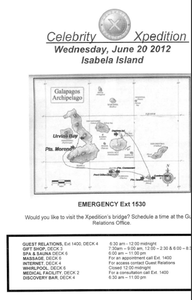 Day 4 on Xpedition: Isabela Island - June 20, 2012